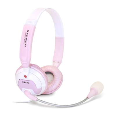 Ngs Msx6pro Pink Auriculares   Microfono Rosa